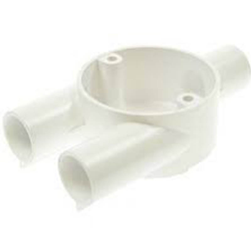 20mm White PVC Conduit Y Box